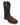Men's 12" Work Western Square Toe Black/Brown Leather Boots-1