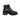Men's 6" Reflective Double Zipper Biker Black Leather Boots-1