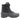 Mens Black Nylon Zipper Winter Leather Boots-4