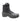 Mens Black Nylon Zipper Winter Leather Boots-0