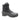 Mens Black Nylon Zipper Winter Leather Boots-0