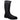 Men's Expandable Calf Rubber Boot Black Leather Boots-0