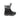 Women's Black Microfleece Lace Winter Leather Boots-4