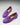Women's Penny Loafers Leather Sole, purple suede-1