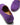 Women's Penny Loafers Leather Sole, purple suede-4