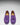 Women's Tasselled Driving Loafers, purple embossed suede-3